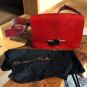Massimo Dutti red purse